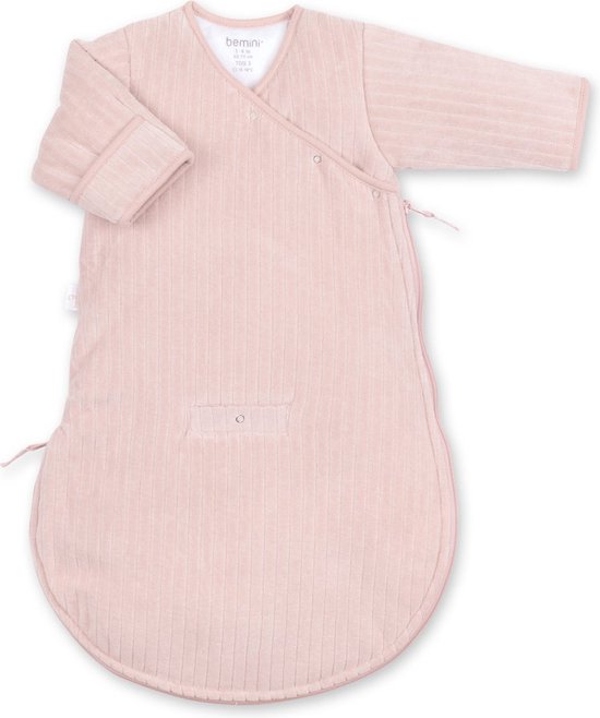 Bemini, trappelzak pady velvet - blush 0/4m