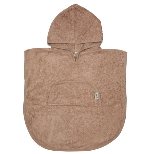 Timboo, V-hals poncho savannah sand