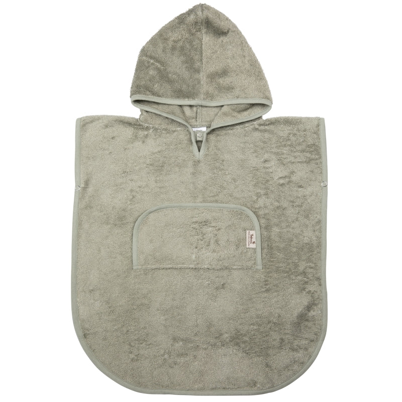Timboo, V-hals poncho whisper green