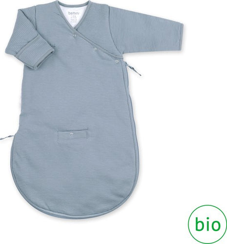 Bemini, trappelzak pady - waffle blue 0/4m