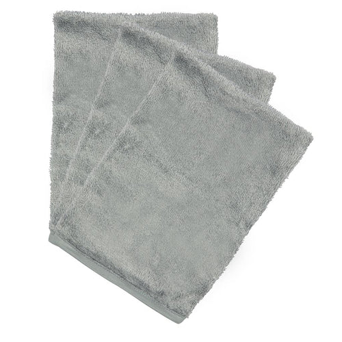 Timboo, set van 3 washandjes - moon blue
