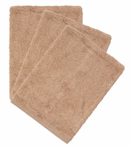 Timboo, set van 3 washandjes - savannah sand