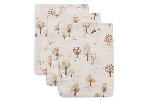 Jollein, tetra washandjes - tiny park