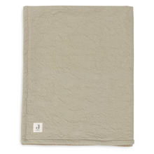 Afbeelding in Gallery-weergave laden, Jollein, dekentje - waves olive green velvet