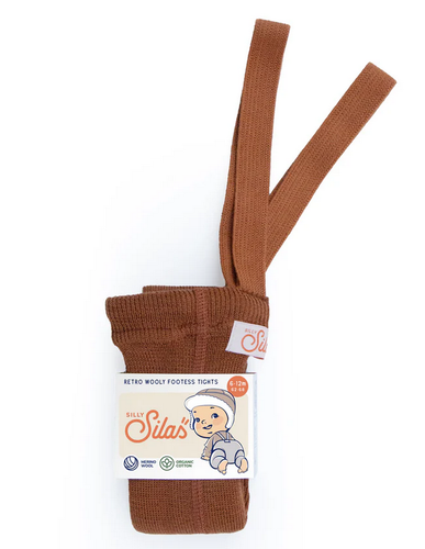 Silly Silas, WOOLY maillot zonder voetjes - ginger