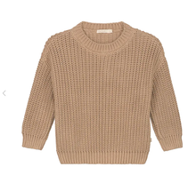 Afbeelding in Gallery-weergave laden, Yuki, knitted sweater - toffee