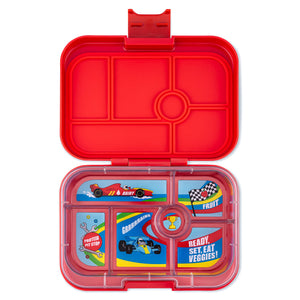 Yumbox, lunchbox original 6 vakken - roar red race cars
