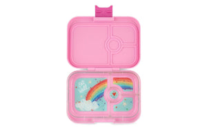 Yumbox, lunchbox panino 4 vakken - pink rainbow
