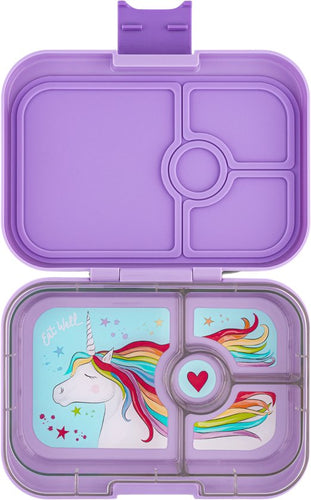Yumbox, lunchbox panino 4 vakken - purple unicorn