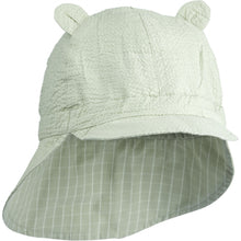 Afbeelding in Gallery-weergave laden, Liewood, Gorm zonnehoedje - dusty mint/cream check / SWIM AWAY