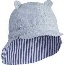 Afbeelding in Gallery-weergave laden, Liewood, Gorm zonnehoedje - surf blue/cream stripe / SWIM AWAY