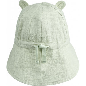 Liewood, Gorm zonnehoedje - dusty mint/cream check / SWIM AWAY