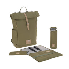 Afbeelding in Gallery-weergave laden, Lässig, verzorgingstas Rolltop - olive