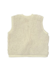 Alwero, wollen bodywarmer - naturel