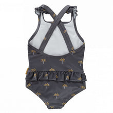 Afbeelding in Gallery-weergave laden, Fresk, badpak palm tree - steel grey
