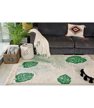 Afbeelding in Gallery-weergave laden, Lorena Canals, wasbaar tapijt - tropical green