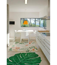 Afbeelding in Gallery-weergave laden, Lorena Canals, wasbaar tapijt - monstera leaf