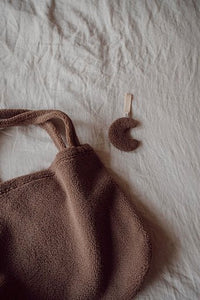 Studio Noos, mom bag - brown chunky teddy