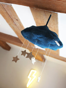 Picca Loulou, mobiel cloud & stars - blue