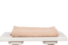 Afbeelding in Gallery-weergave laden, Hvid, deken Akira - apricot