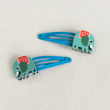Afbeelding in Gallery-weergave laden, Rex, set haarclips - wild wonders elephant