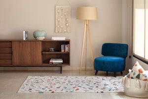 Lorena Canals, wasbaar tapijt - terrazzo marble