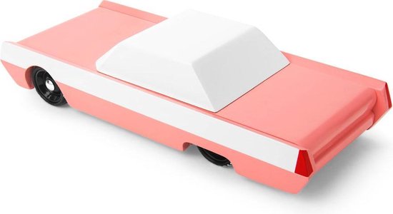 Candylab, houten auto -  pink Flowmingo