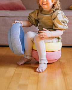 Stapelstein, set van 3 - pastel primary