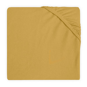 Jollein, hoeslaken jersey 40x80/90  - mustard