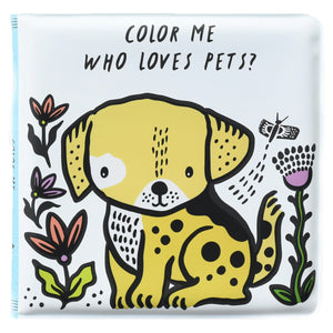 Wee Gallery, badboek - color me - who loves pets