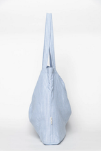 Afbeelding in Gallery-weergave laden, Studio Noos, mom bag - blue striped linen