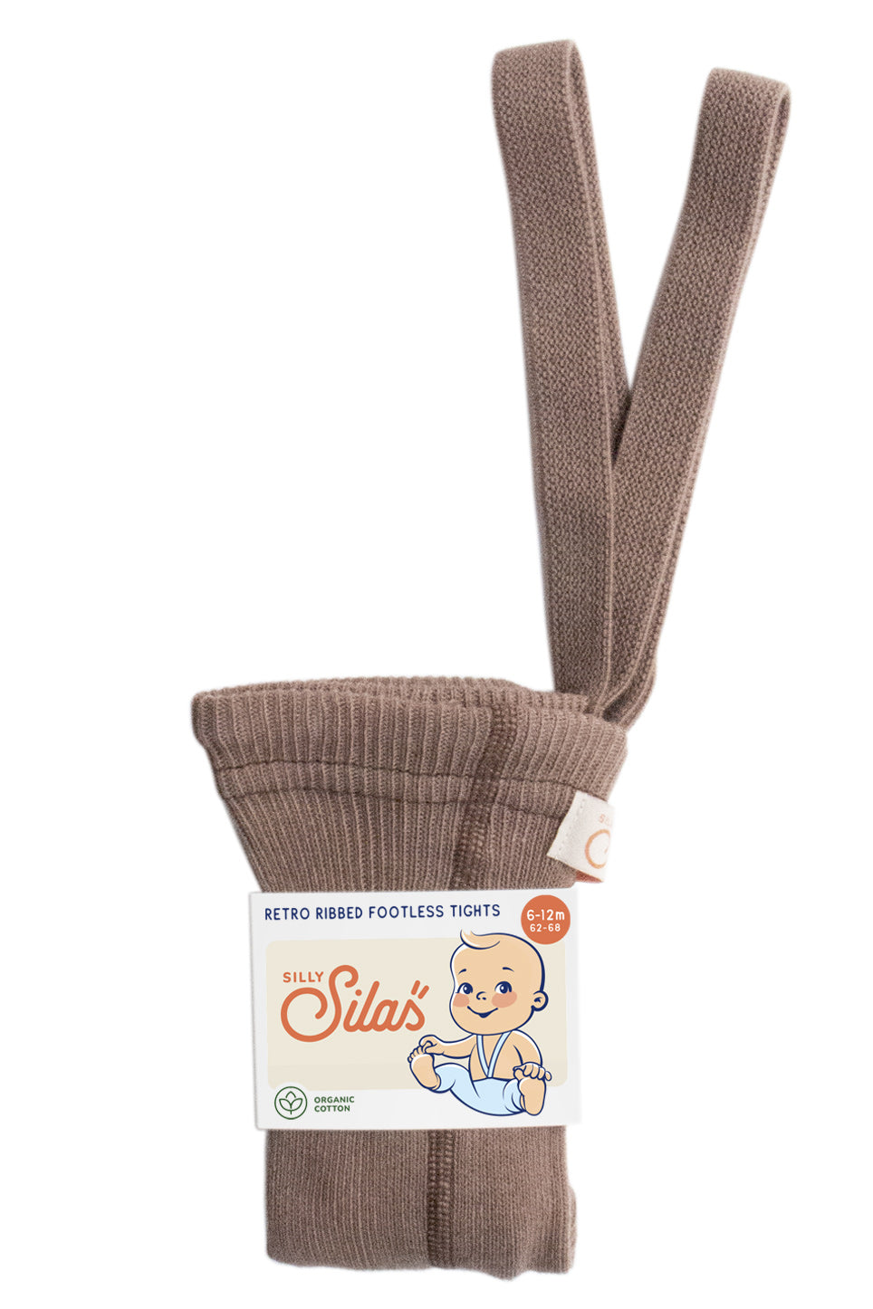 Silly Silas, maillot zonder voetjes - granola