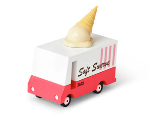 Candylab, houten auto -  Ice Cream van