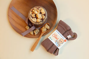 Silly Silas, maillot zonder voetjes - granola