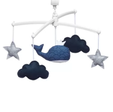 Afbeelding in Gallery-weergave laden, Pouce et Lina, mobiel - walvis blauw