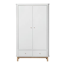 Afbeelding in Gallery-weergave laden, Oliver Furniture - 2-deurs garderobe kast Wood oak