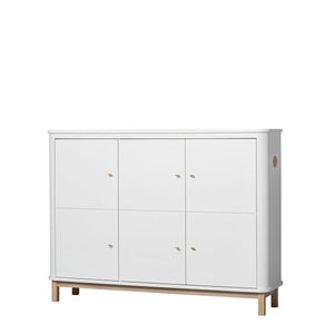 Oliver Furniture - lage 3-deurs kast Wood oak