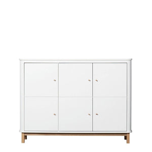 Oliver Furniture - lage 3-deurs kast Wood oak