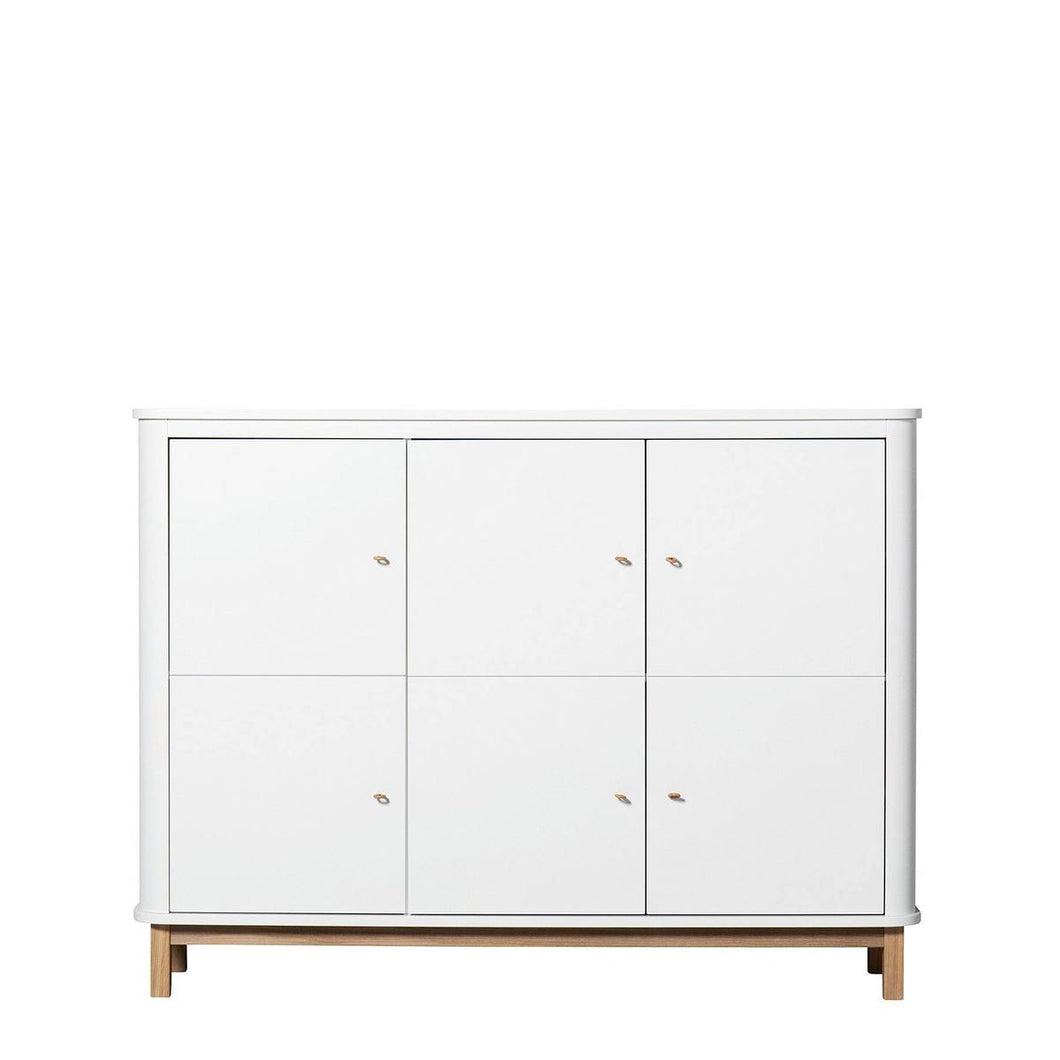 Oliver Furniture - lage 3-deurs kast Wood oak