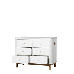 Oliver Furniture - commode met 6 lades Wood oak