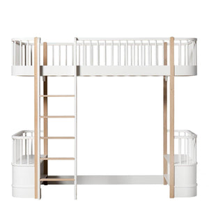 Oliver Furniture - loft bed Wood+ oak