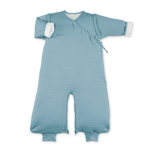 Bemini, trappelzak pady tetra jersey - mineral blue 3/9 m