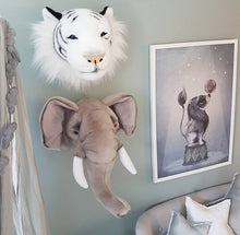 Afbeelding in Gallery-weergave laden, Wild &amp; Soft, muurdecoratie - olifant George