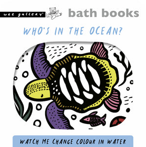 Wee Gallery, badboek - color me ocean