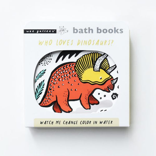 Wee Gallery, badboek - color me dinosaurs