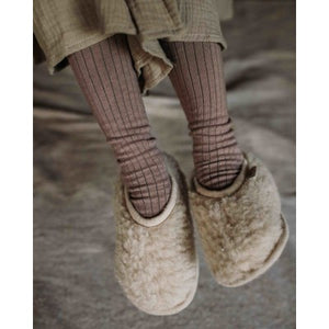 Alwero, wollen pantoffels - beige