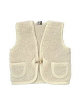 Afbeelding in Gallery-weergave laden, Alwero, wollen bodywarmer - naturel