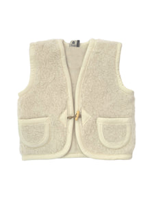 Alwero, wollen bodywarmer - naturel