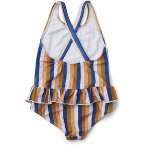 Liewood, badpak Amara - lavender multi stripe / SWIM AWAY
