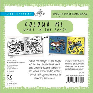 Wee Gallery, badboek - color me pond